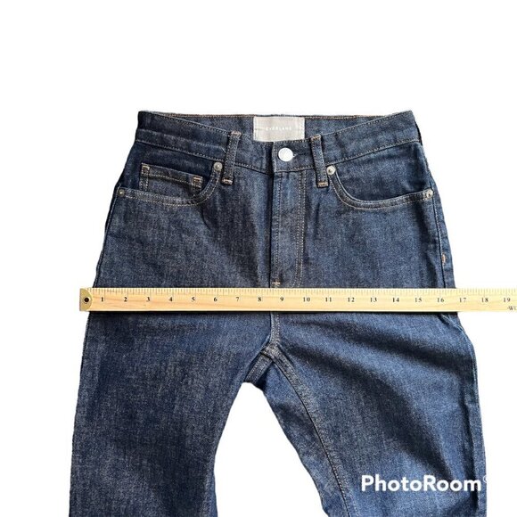 EVERLANE summer regular ankle high rise skinny blue jean. size 25 - Picture 6 of 8